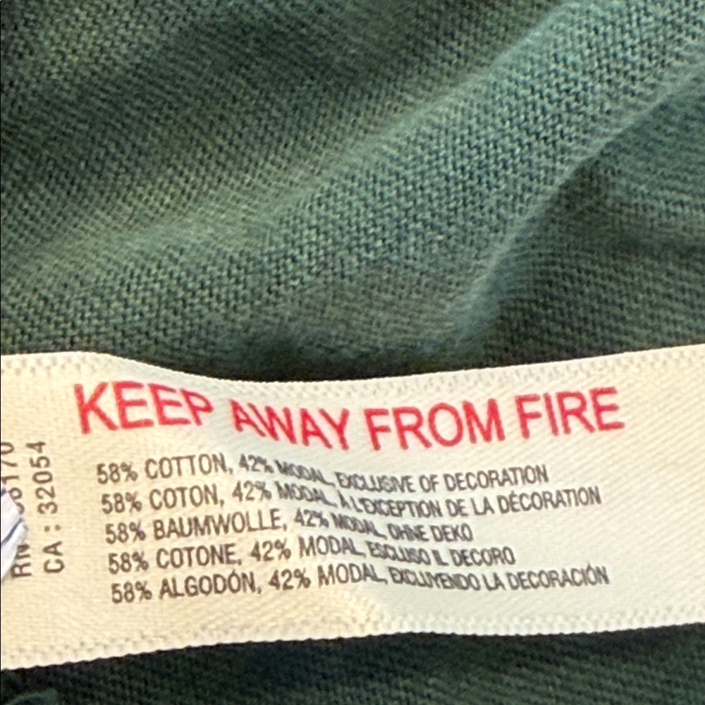 Anthropologie Daily Practice Midi Dress Long-Sleeve Green Hooded - Picture 8 of 8